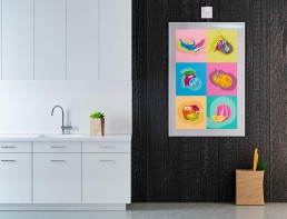 Kunst Handel Popart modern mit eigenen Motiven
