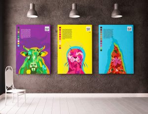 PETA Deutschland individuell Plakate mit Tiermotiven Moderne Kunst
